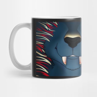 Fantasy Saber Mask Dark Mug